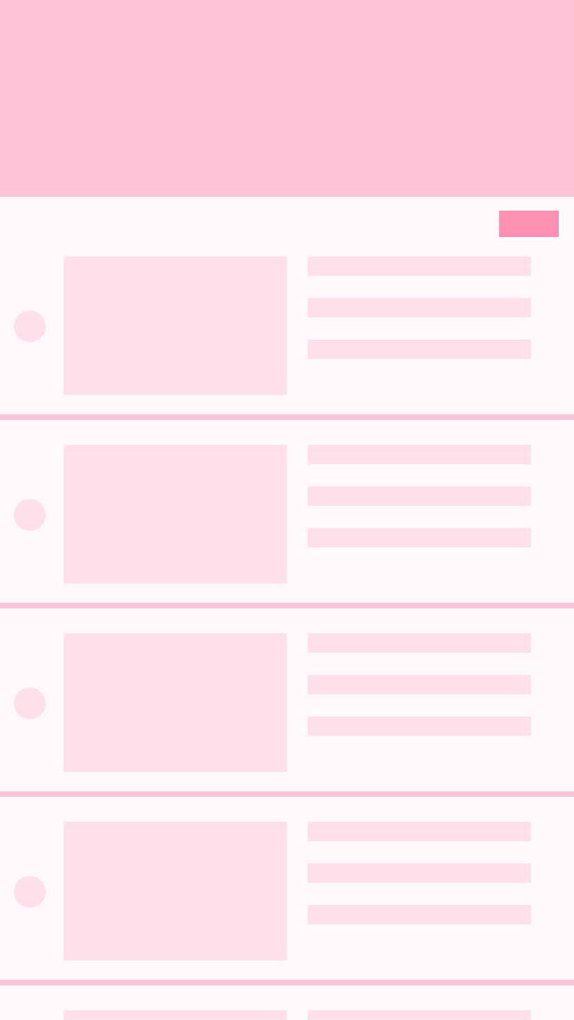Low fidelity interface with anticipation